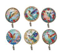 2D/Flat DIY Diamond Painting Hooks Creative Handmade Gift for Various Occasions Diamond Painting Art Hooks Diamond Painting Hanging Hook No Hole Punching Wall Decoration