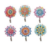 2D/Flat DIY Diamond Painting Hooks Creative Handmade Gift for Various Occasions Diamond Painting Art Hooks Diamond Painting Hanging Hook No Hole Punching Wall Decoration