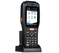 2D Handheld Barcode Scanner, With 58mm Thermal Printer, 4G WiFi BT GPS NFC 8MP Camera, Android 6.0 OS, IP65 Rugged PAD, 4.0 Inch Screen(Charging Base Kit)