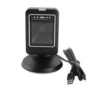 2D Hands Barcode Scanner QR Omnidirectional USB Wired Desktop Reader Fast Accurate Self Sensing for Retail Supermarket Store Library