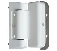 2D Hinge for Composite Doors 100 x 20mm Adjustable Replacement Door Hinge for Secure Residential and Commercial Installations (White)