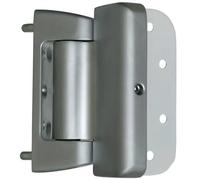 2D Hinge for Composite Doors 100 x 20mm Adjustable Replacement Door Hinge for Secure Residential and Commercial Installations (Silver)