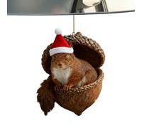 2D Pine Cone Animal Ornaments - Cute Acrylic Holiday Decorations | Lightweight Festive Design for Christmas, Birthday, Party, Thanksgiving, Vacation, Home, Tree, Table, and Seasonal Celebrations