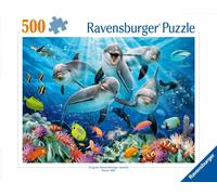 Ravensburger Dolphins 500 Piece Jigsaw Puzzle for Adults and Kids Age 10 Years Up