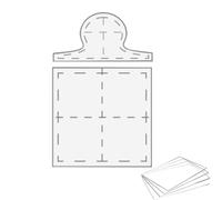 2D Quilt Stencil - Acrylic Puzzle Shape Sewing Guide, 3 Size Options | DIY Craft Cutting Template for Quilting patchworks Sewing Projects Hobby Crafting Enthusiasts Accessory Ornament