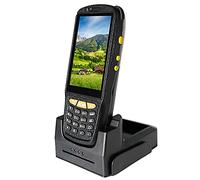 2D Scanner, 4G WiFi BT NFC 13.56MHz 8MP Camera IP65, Rugged Handheld Mobile Terminal, 4.0 Inch Touch Screen, For Warehouse Retail Inventory(Charging Base Kit)