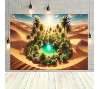 2Desert oasis miracle background wall hanging cloth multi-functional room banner decoration suitable for photography studio p