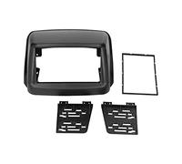 2Din 7in Navigation Fascia Frame, DVD Audio Player Panel Trim, Stereo Bezel Dash Kit for Doblo 2002-2017, ABS Material Anti - Scratch Inner Frame with Brackets, Easy Install