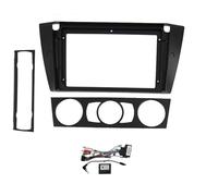 2Din Car Radio Fascias Frame Fit For BMW 3 Series E90 E91 E92 E93 Car Multimedia Power Cord Canbus BOX Frame Panel Kit Frame Dash Panel Trim Car Radio Fascia Panel(Frame an canbus)