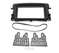 2Din Car Radio Stereo Fascia Frame CD Panel Trim Replacement for Smart Fortwo 2011, ABS Dash Mounting Kit with Screws and Brackets for Interior Upgrade