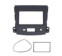 2Din Stereo Radio Fascia Panel Frame for Mitsubishi Outlander 2008-2012 - DVD Navigation Dash Kit, ABS Installation Trim
