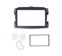 2Din Stereo Radio Fascia Panel Frame, Navigation DVD Audio Trim for 500L 2012-2015, ABS Dash Bezel with Seamless Fit and Stylish Interior Upgrade
