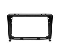 2Din1din Car DVD Frame Audio Fitting Adaptor Dash Trim Double Din Radio Player 9inch For Peugeot 407 2004-2009 RESPUNEKBAH(Black frame)