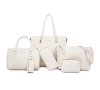 2E-youth Designer Purses and Handbags for Women Satchel Shoulder Bag Tote Top Handle Bag, 3c-beige