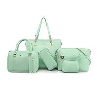 2E-youth Designer Purses and Handbags for Women Satchel Shoulder Bag Tote Top Handle Bag, 4d-light Green, Large