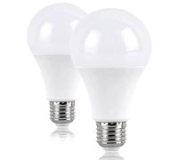 2er Pack 20W E27 LED Screw Light Bulbs, Equivalent 150W-180W Incandescent, Warm White 3000K 2200LM A21 Screw ES Light Bulb, Non-dimmable, 270 ° Energy Saving Lamp for Shop, Garage, Warehouse, Garden