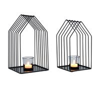 2er Set Modern House Decor Tealight Holder Candle Holder Lanterns
