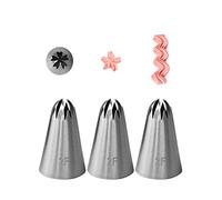 2F Piping Tip,Drop Flower Icing Piping Nozzle Decorating Tip 2F for Baking Pastry Cake Cupcake Cookie Decorating,3 Pcs