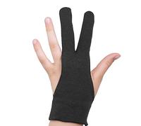 2Finger Glove to help stop finger sucking, skin picking or a protective cover for fingers (Large (10yrs+/Adult), Black)