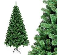 2ft 3ft 4ft 5ft 6ft 7ft 8ft Green Artificial Christmas Trees PVC Colorado Design with Sturdy Metal Stand, Full & Lush Spruce Branches Indoor Outdoor Holiday (5FT)