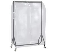 2ft 3ft 4ft 5ft 6ft Clear Transparent Clothes Rail Protective Zip Over Cover for Garment Hanging Coat Racks The Shopfitting Shop ® (for 5ft Rail)