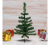 SHATCHI 2Ft-6Ft Green Artificial Christmas Traditional Realistic Natural Branches Canadian Pine Tips Xmas Tree, Polyvinyl Chloride, 2Ft