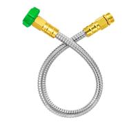 2ft Garden Hose 3/4inch with High Pressure Water Flows Capacity for Outdoor Faucets and Sprinkler Connector Metal Hose
