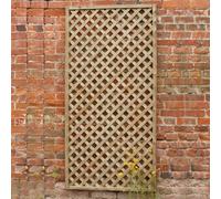 Forest Garden 5'11''x 1'11'' (180 x 60cm) Rosemore Lattice, Brown