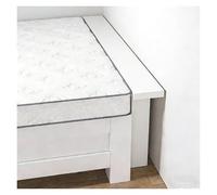 2ft High Gap Storage Shelf, Narrow Console Table for Entryway/Hallway/Kitchen, 0.6in Thick Solid Wood Behind Couch Table, White, Dimensions: 39.4" L x 3.9" W x 25.6" H