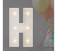 2FT Marquee Light Up Letters, Marquee Letters H, Mosaic Balloon Letter for Birthday Party Decorations, Marry Me Light Up Letter for Decor, Wedding Decor