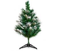 2FT Mini Christmas Tree, 60cm Snow-Tipped Tabletop Xmas Tree | Snow Tipped, Tabletop Design, with Stand