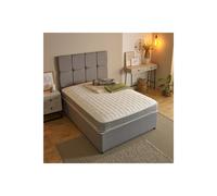 (2ft6 Small Single Mattress - 75cm x 190cm) Memory Foam Hybrid Spring Mattress - 7.25" Deep, Supportive Coil Spring Core