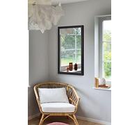 2Ft9 X 1Ft11 Large Black Framed Modern Contempory Wall Mirror