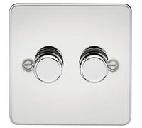 2G 2-way 10-200W (5-150W LED) Intelligent dimmer - Polished Chrome