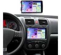2G+32G Android 13 Car Radio for VW Jetta Mk5 2006-2010 9 Inch Touchscreen | Double Din Car Stereo w/Wireless Carplay Android Auto GPS Navigation WIFI FM RDS Bluetooth Mirror Link SWC Split Screen