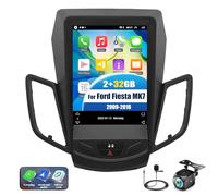2G+32G Android 13 Car Stereo for Fiesta MK7 2009-2016 with Wireless CarPlay Android Auto, 9.7 Inch IPS Touch Screen Car Radio with Bluetooth Mirror Link Sat Navi FM RDS SWC+Backup Camera+MIC