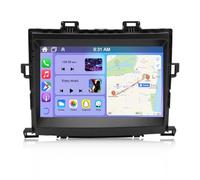2G+32G Android 14 Car Stereo for Toyota Alphard Vellfire ANH20 2008-2014 with Wireless Carplay Android Auto, 9 Inch HD Touch Screen 2 Din Car Radio Receiver w/GPS Navigation FM SWC BT Backup Camera