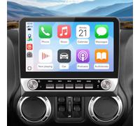 【2G+64G】 Android 13 Car Radio Stereo for Jeep Wrangler JK 2007-2018 Dodge Ram 1500 2500 3500 2009-2012 Grand Cherokee with Carplay Android Auto ASP Bluetooth WiFi Unit Back Camera