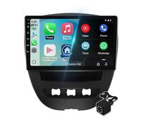 2G 64G Android 14 Car Multimedia Stereo Radio for Peugeot 107/Toyota Aygo/Citroen C1 2004-2014 Wireless Carplay Android Auto Mirror Link GPS Navigation WiFi Bluetooth SWC+ Backup Camera