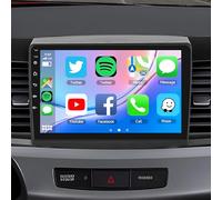 2G+64G Android 15 Car Stereo Radio for Mitsubishi Lancer 2007-2012 10 Inch Touch Screen for Carplay Android Auto Car Stereo GPS Sat Nav FM/RDS Radio Multimedia Player Bluetooth Wi-Fi Backup Camera
