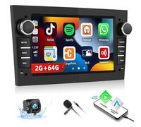 2G+64G CAMECHO Android13 Car Stereo for Opel Astra Corsa Vauxhall Meriva Zafira with Wireless Carplay Android Auto, 7” Touchscreen Bluetooth Car Radio GPS WiFi FM RDS SWC Rear Camera