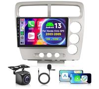 2G 64G for Honda Civic EP3 2003-2005 Android Car Stereo Radio CarPlay, Rimoody 9 Inch Touch Screen Android Auto GPS Navigation Bluetooth FM/RDS SWC Backup Camera
