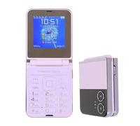 2G Flip Phone for Seniors, 2.6 Inch Screen Dual SIM Unlocked Flip Cell Phone, Big Button Mobile Phone with 1400mAh Battery, Flashlight, Camera & One Touch Dial, for Kids, Elderly