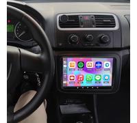 2GB RAM 64GB ROM Car Stereo for for Skoda Fabia 2007-2013 Radio with Apple Carplay Android Auto Double Din Head Unit Sat Nav,9 Inch Touchscreen Bluetooth WIFI HIFI FM/RDS Backup Camera