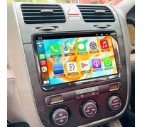 2GB RAM 64GB ROM Car Stereo for for Volkswagen Golf GTI 2003-2009 Radio with Apple Carplay Android Auto Double Din Head Unit Sat Nav,9 Inch Touchscreen Bluetooth WIFI HIFI FM/RDS Backup Camera