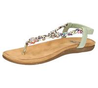 2Go Fashion Women 8018-819 Flat Sandal, Mint Green, 6 UK