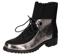 2Go Fashion Women 8240-501 Fashion Boot, Black Silver, 8 UK