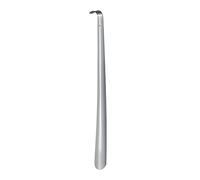 2GO Metal Shoe Horn - Chrome-plated Shoehorn for Comfortable Dressing - Sturdy & Durable - With Hanging Holes - Ergonomically Shaped - Ideal for Everyday & Travel - 52 cm