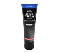 2GO Premium Shoe Polish - Colour-Refreshing Leather Care for Smooth Leather - With Beeswax & Carnauba Wax - Shoe Care Cream in Various Colours - Neutral 80 ml
