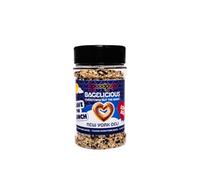 2GoodGuys Bagelicious Everything But the Bagel Seasoning - Savoury Seasoning - Original Bagel Topping - Crunchy Toasted Seeds (180g, New York Deli)